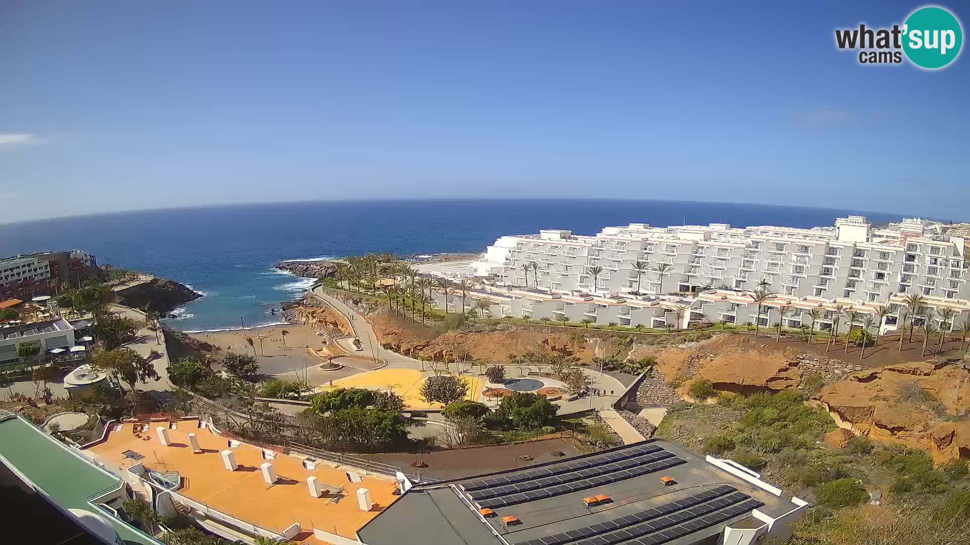 Webcam en direct Playa de Las Galgas – Playa Paraiso – île de La Gomera – Costa Adeje – Tenerife