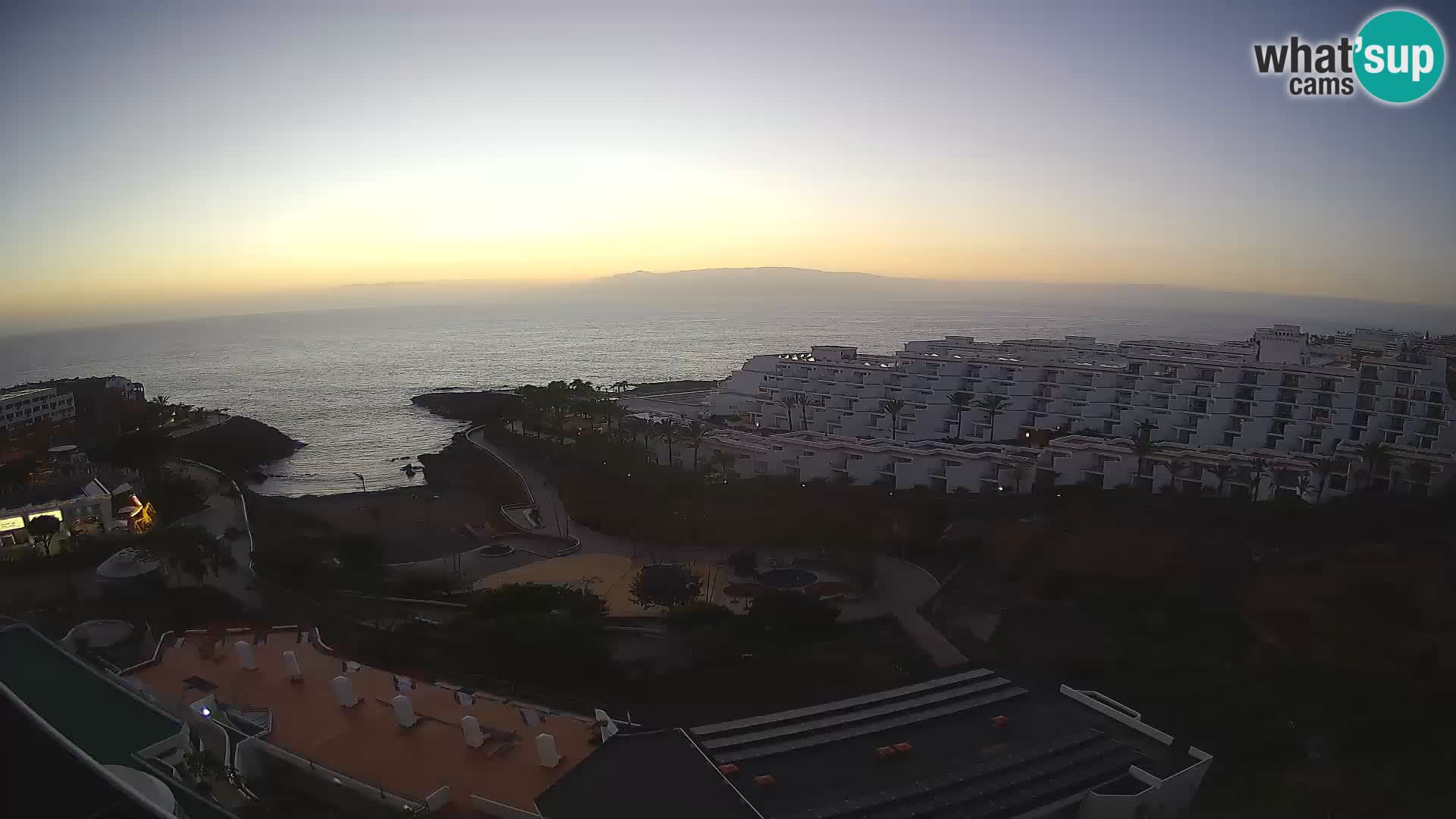 Webcam en vivo Playa de Las Galgas – Playa Paraíso – Isla de La Gomera – Costa Adeje – Tenerife