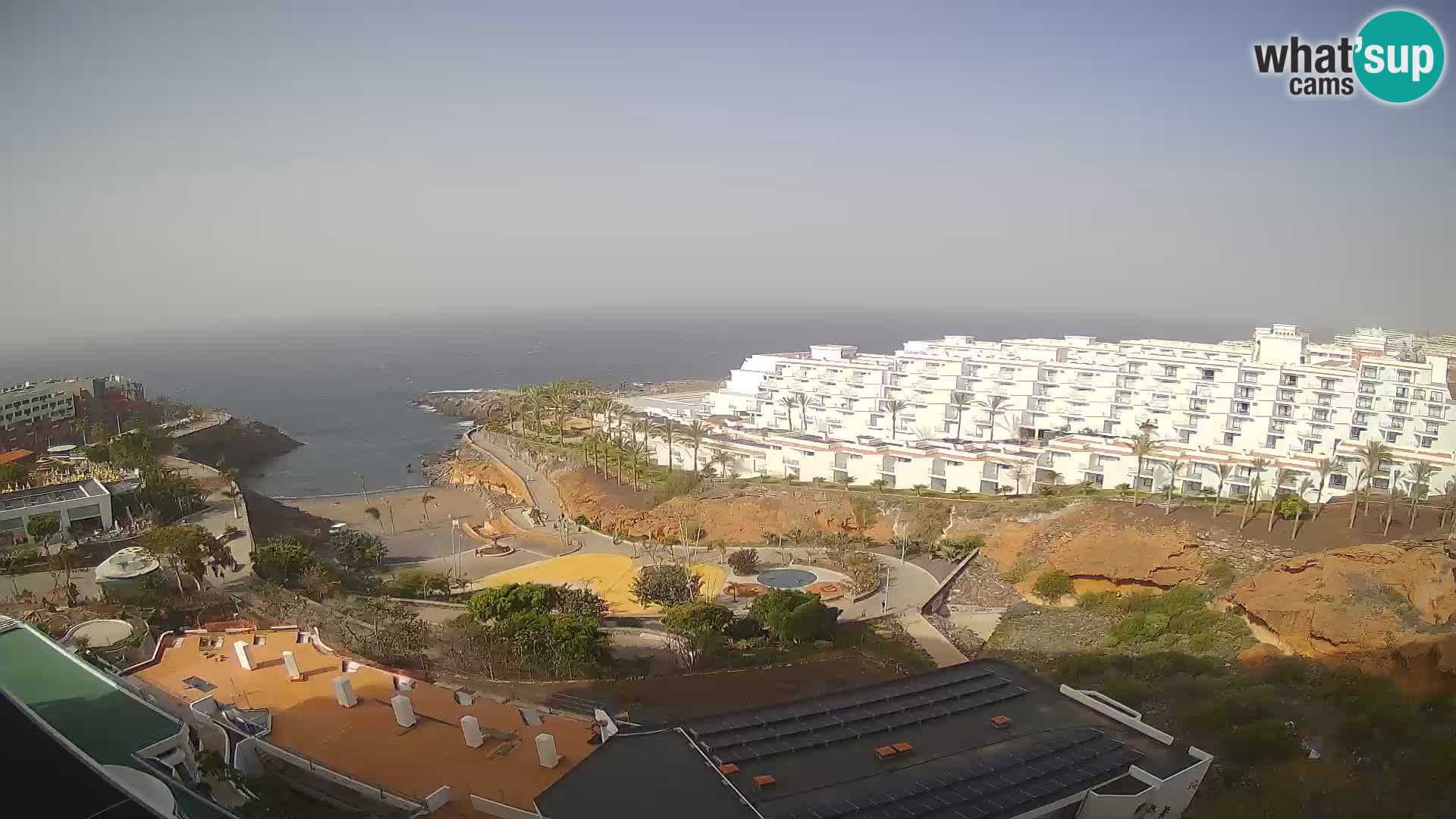 Live webcam Playa de Las Galgas – Playa Paraiso – La Gomera island – Adeje – Tenerife