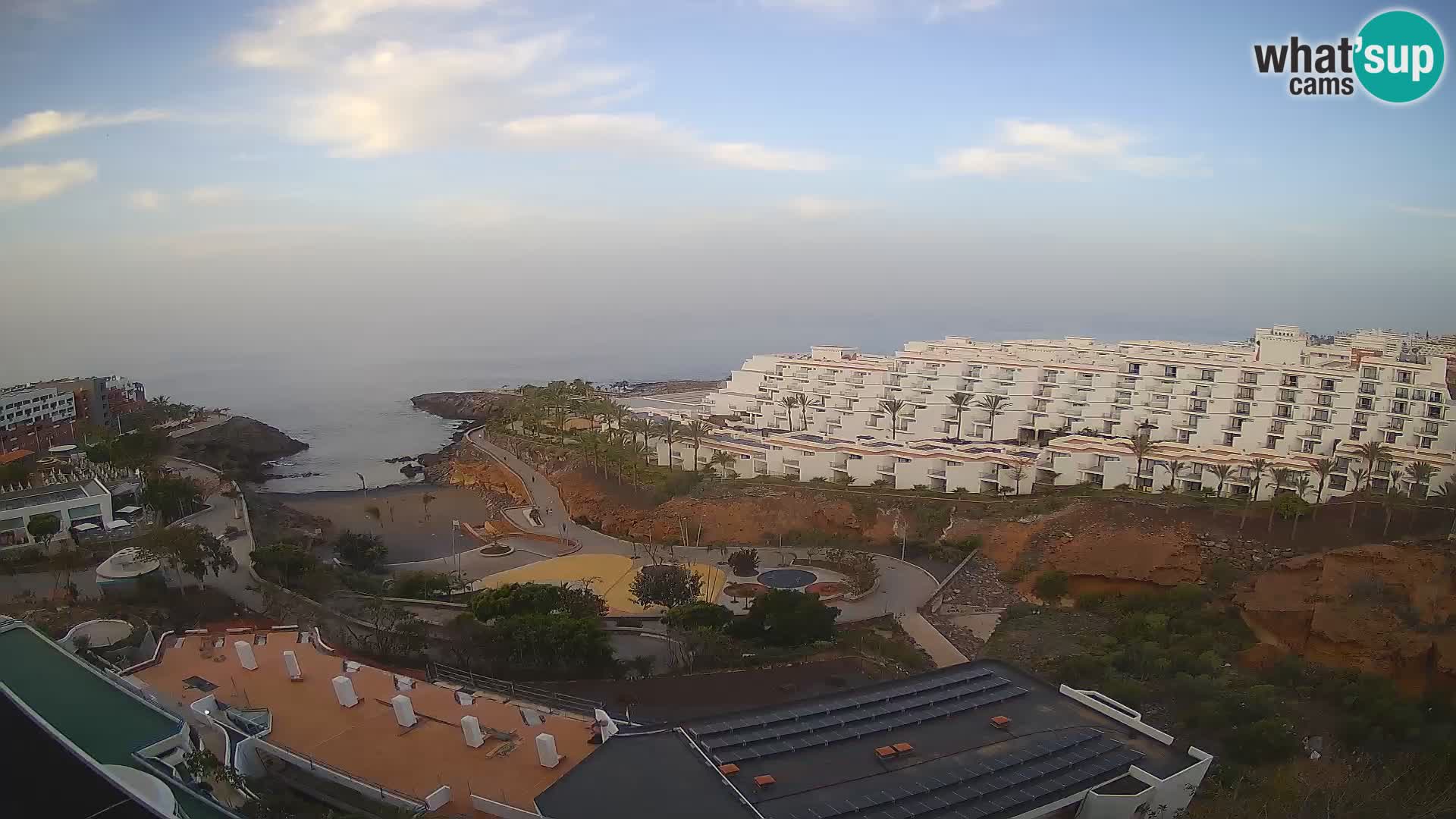 Live webcam Playa de Las Galgas – Playa Paraiso – La Gomera island – Adeje – Tenerife