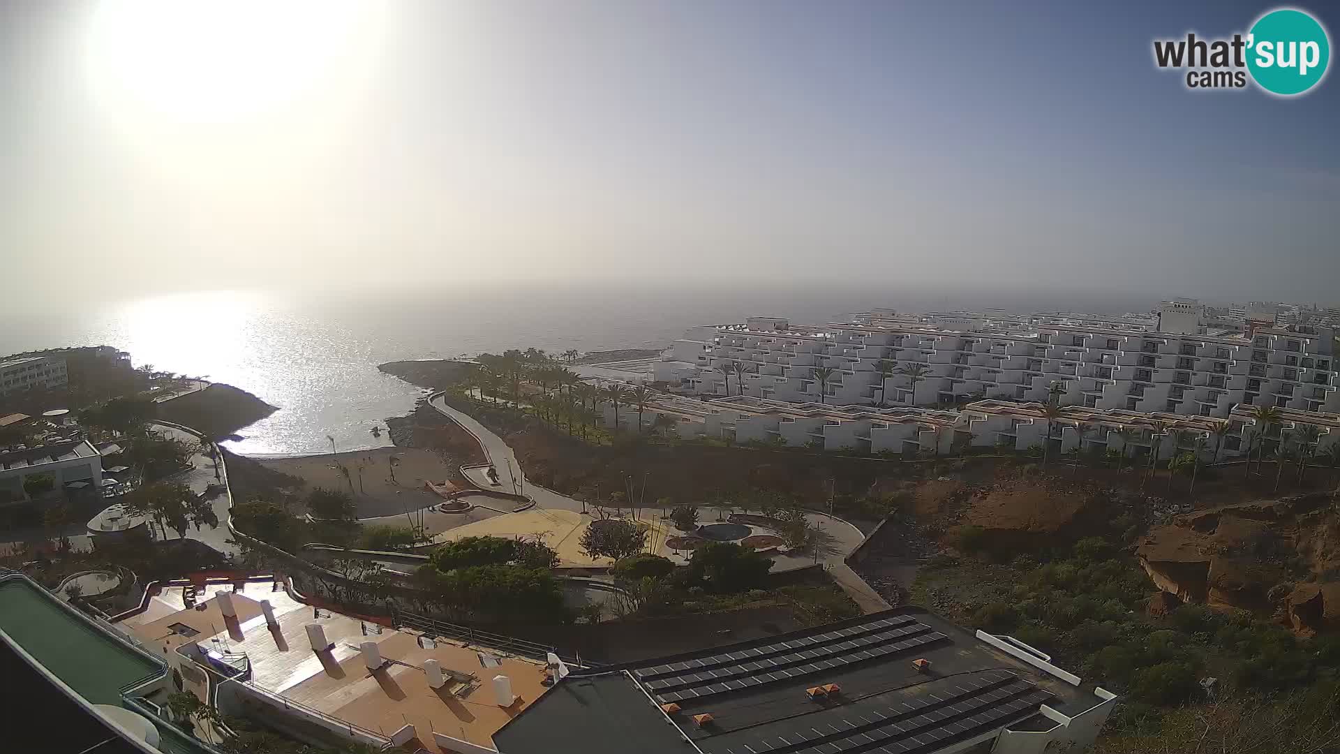 Live webcam Playa de Las Galgas – Playa Paraiso – La Gomera island – Adeje – Tenerife