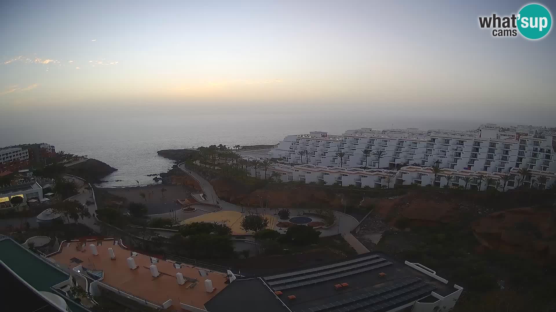 Live webcam Playa de Las Galgas – Playa Paraiso – La Gomera island – Adeje – Tenerife