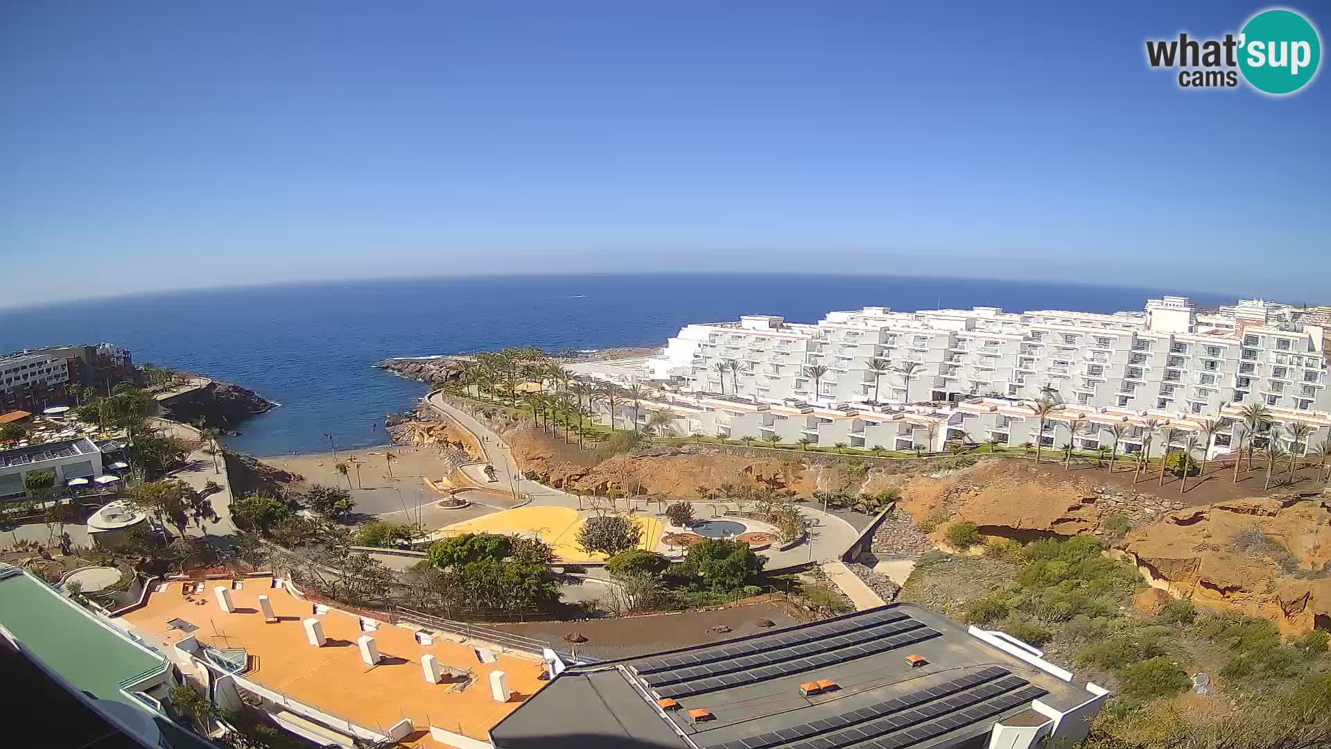 Live-Webcam Las Galgas Strand – Playa Paraiso – Insel La Gomera – Costa Adeje – Teneriffa