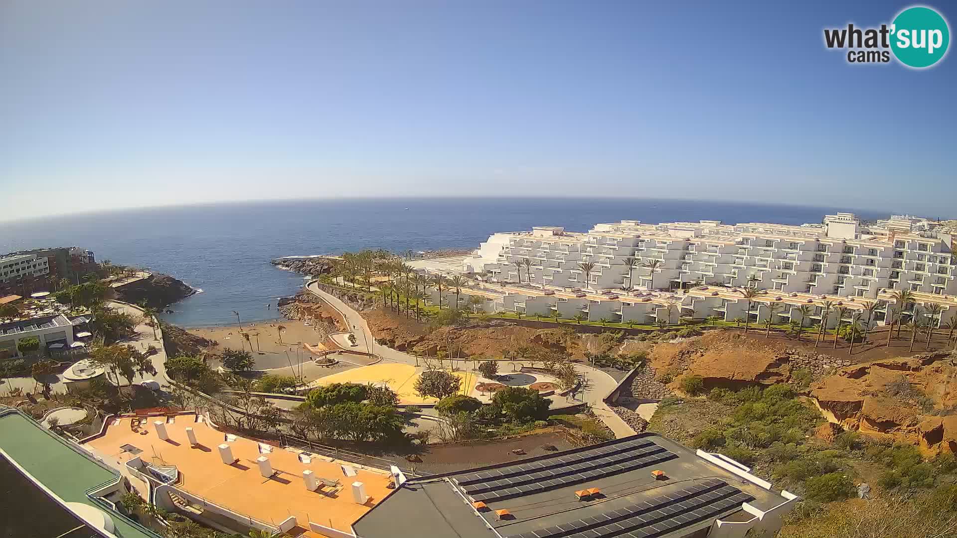 Webcam live spiaggia Las Galgas – Playa Paraiso – Isola La Gomera – Costa Adeje – Tenerife