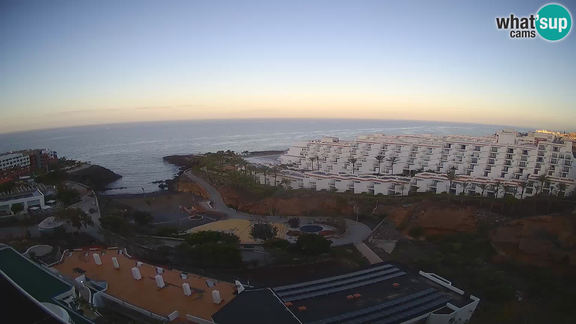 Live webcam Playa de Las Galgas – Playa Paraiso – La Gomera island – Adeje – Tenerife