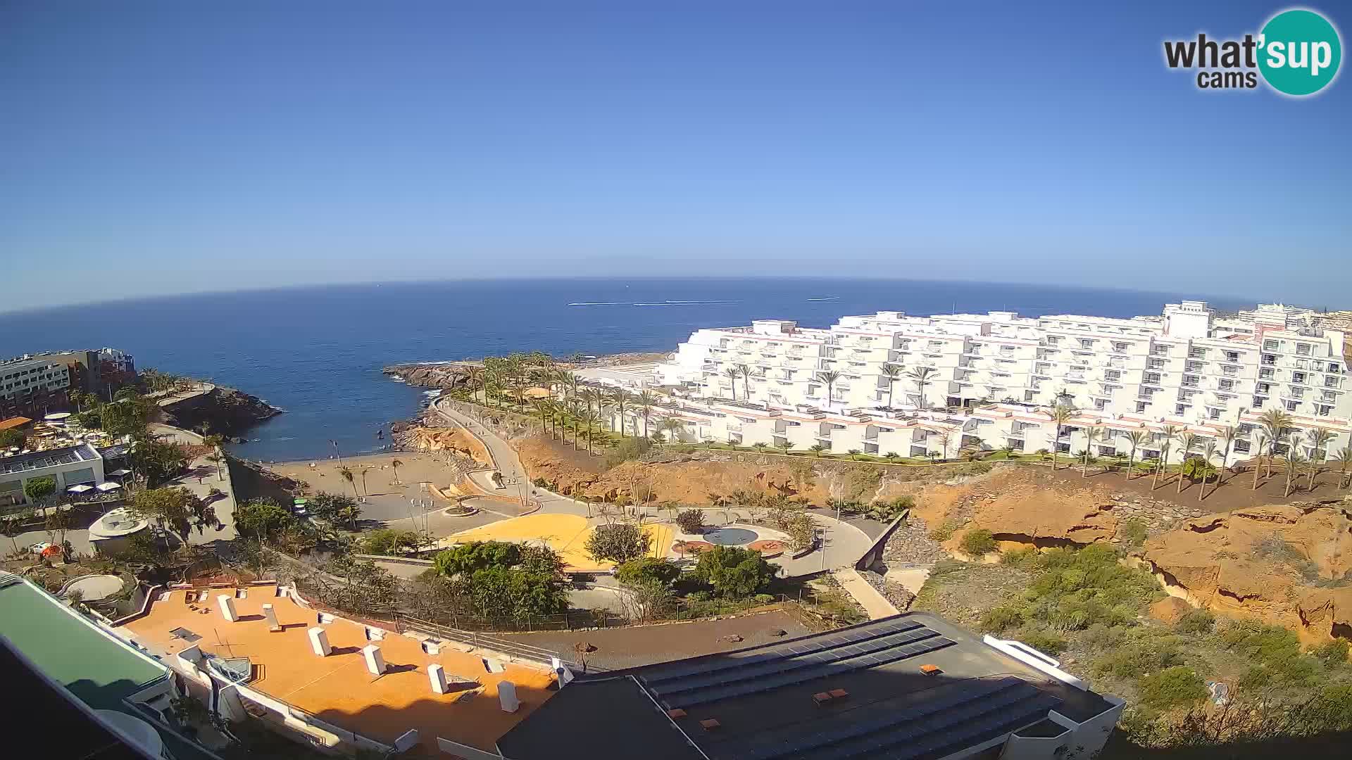 Webcam live spiaggia Las Galgas – Playa Paraiso – Isola La Gomera – Costa Adeje – Tenerife