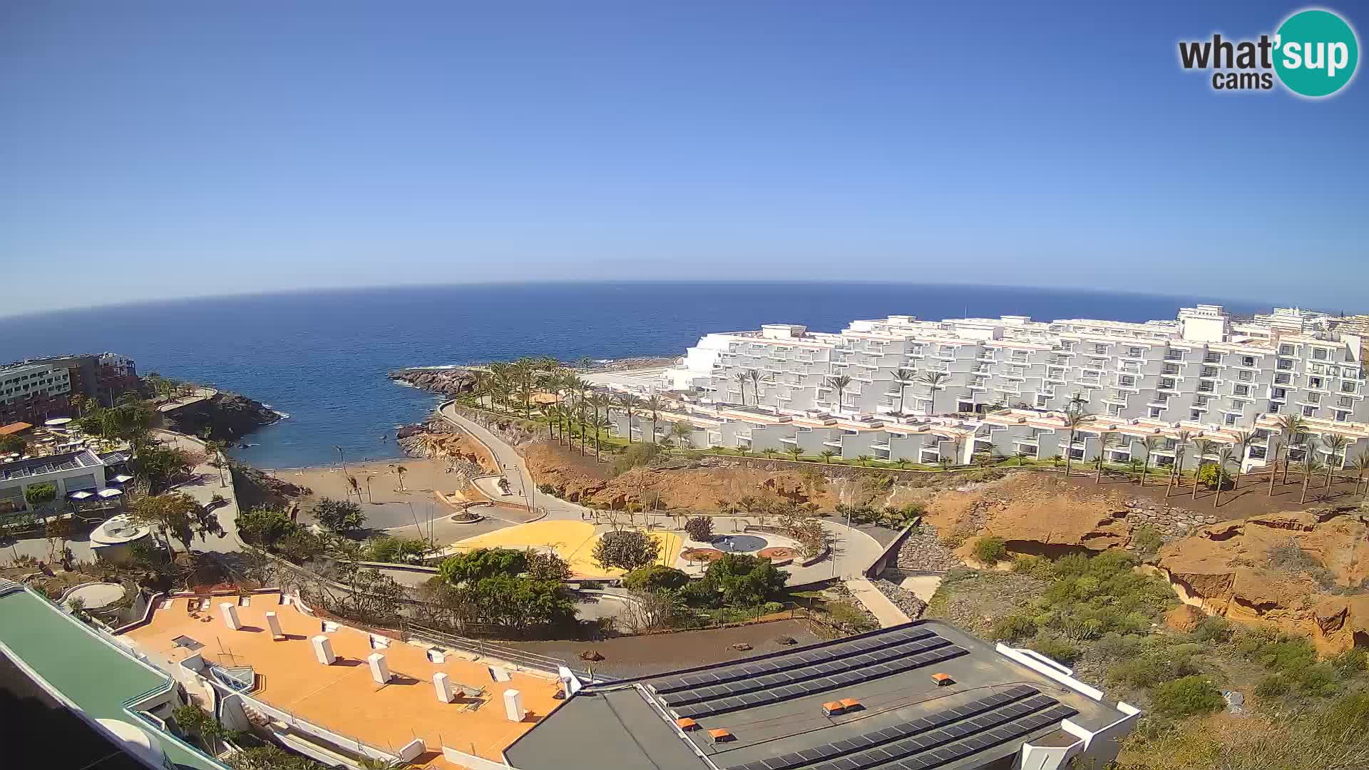 Webcam live spiaggia Las Galgas – Playa Paraiso – Isola La Gomera – Costa Adeje – Tenerife