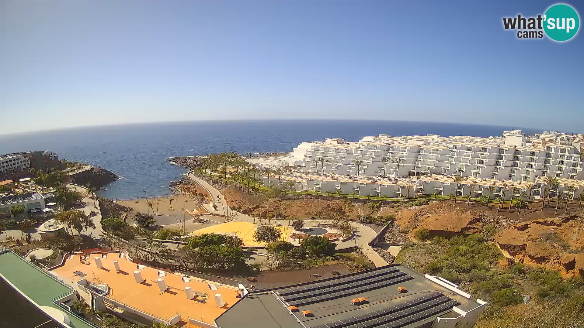 Live-Webcam Las Galgas Strand – Playa Paraiso – Insel La Gomera – Costa Adeje – Teneriffa