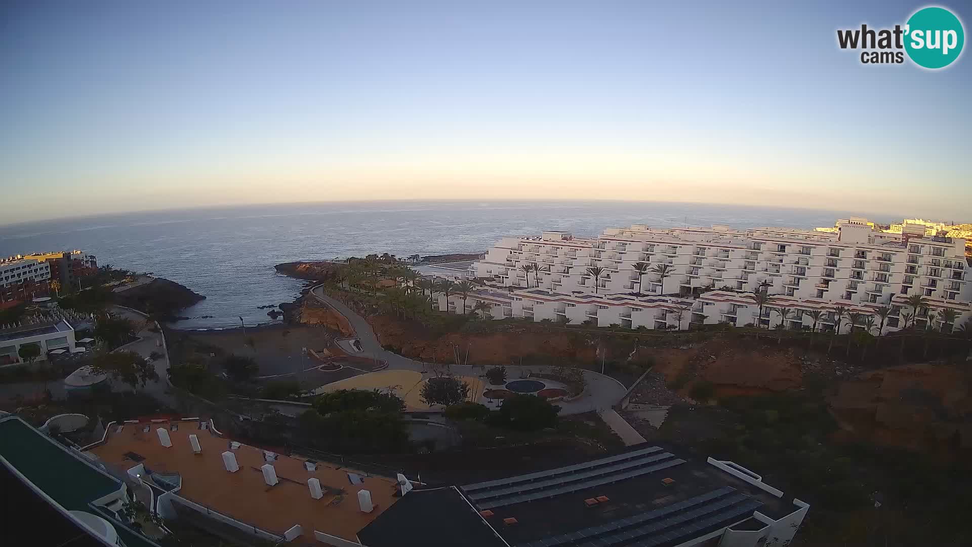 Web kamera uživo Playa de Las Galgas – Playa Paraiso – otok La Gomera – Costa Adeje – Tenerife