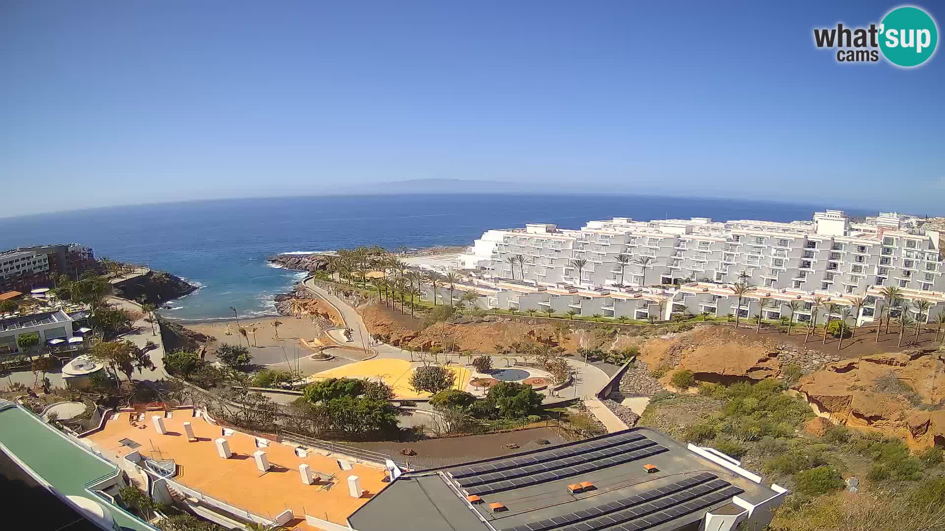 Webcam live spiaggia Las Galgas – Playa Paraiso – Isola La Gomera – Costa Adeje – Tenerife