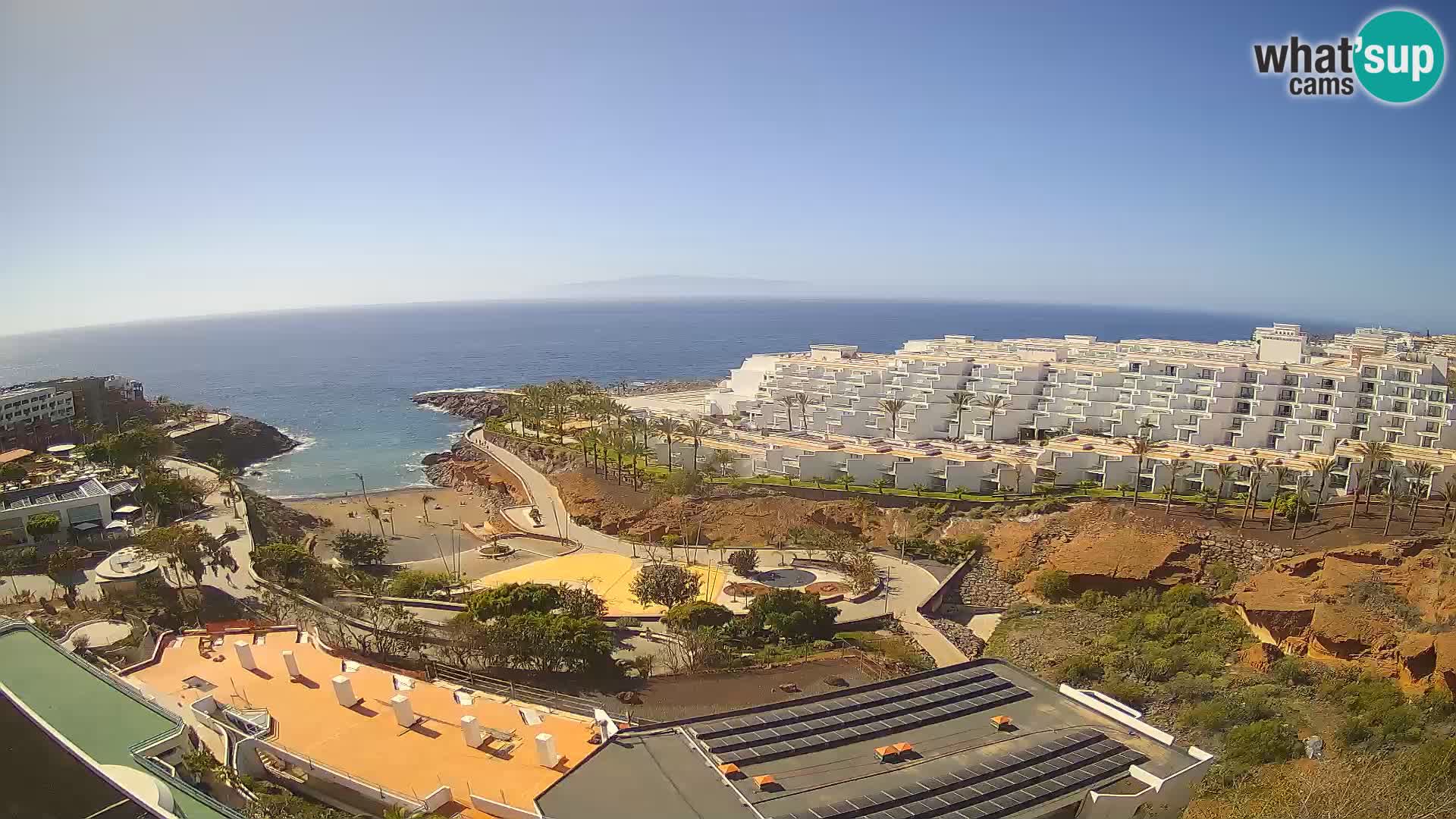 Live-Webcam Las Galgas Strand – Playa Paraiso – Insel La Gomera – Costa Adeje – Teneriffa