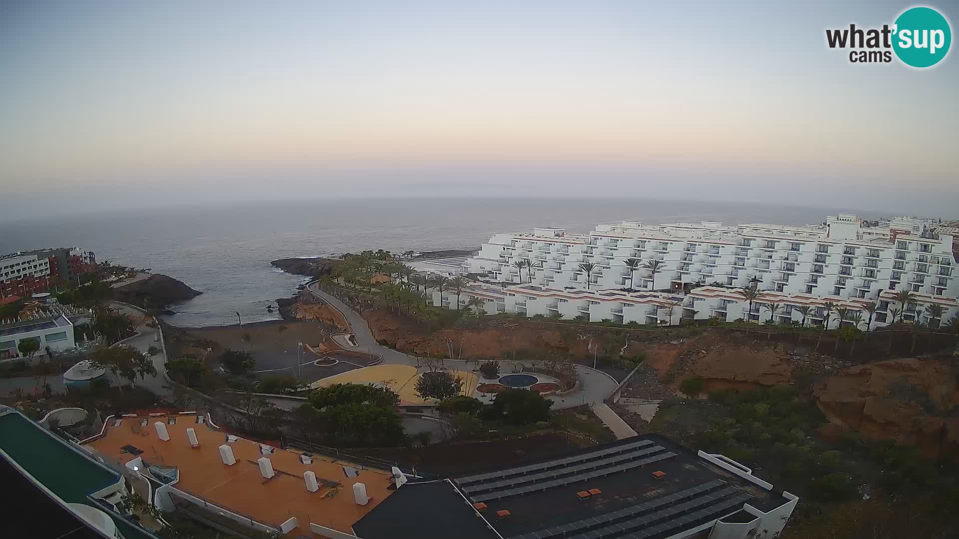 Live webcam Playa de Las Galgas – Playa Paraiso – La Gomera island – Adeje – Tenerife