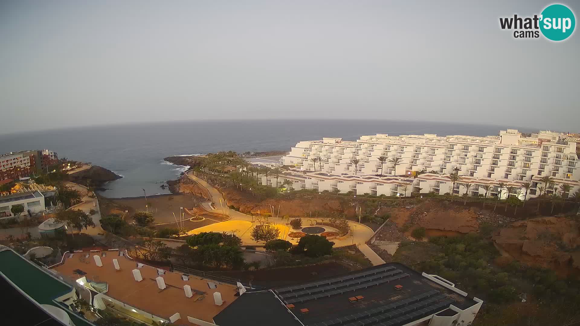 Live webcam Playa de Las Galgas – Playa Paraiso – La Gomera island – Adeje – Tenerife