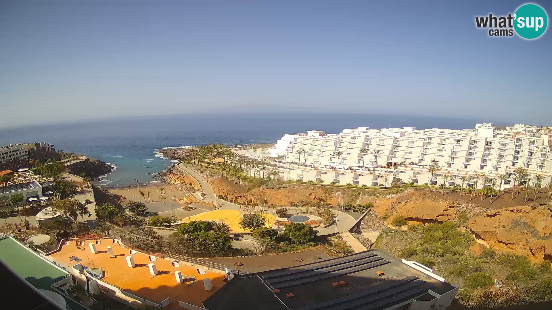 Live-Webcam Las Galgas Strand – Playa Paraiso – Insel La Gomera – Costa Adeje – Teneriffa