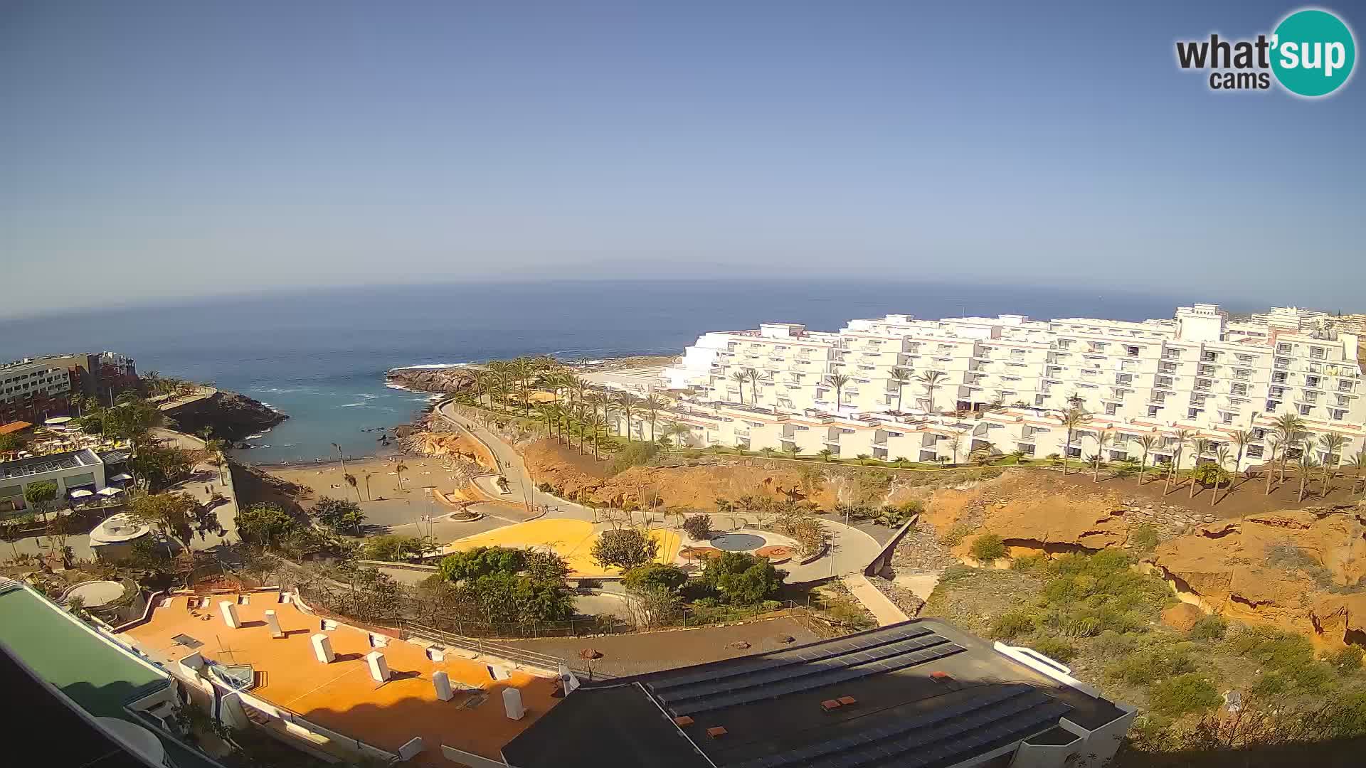 Webcam live spiaggia Las Galgas – Playa Paraiso – Isola La Gomera – Costa Adeje – Tenerife