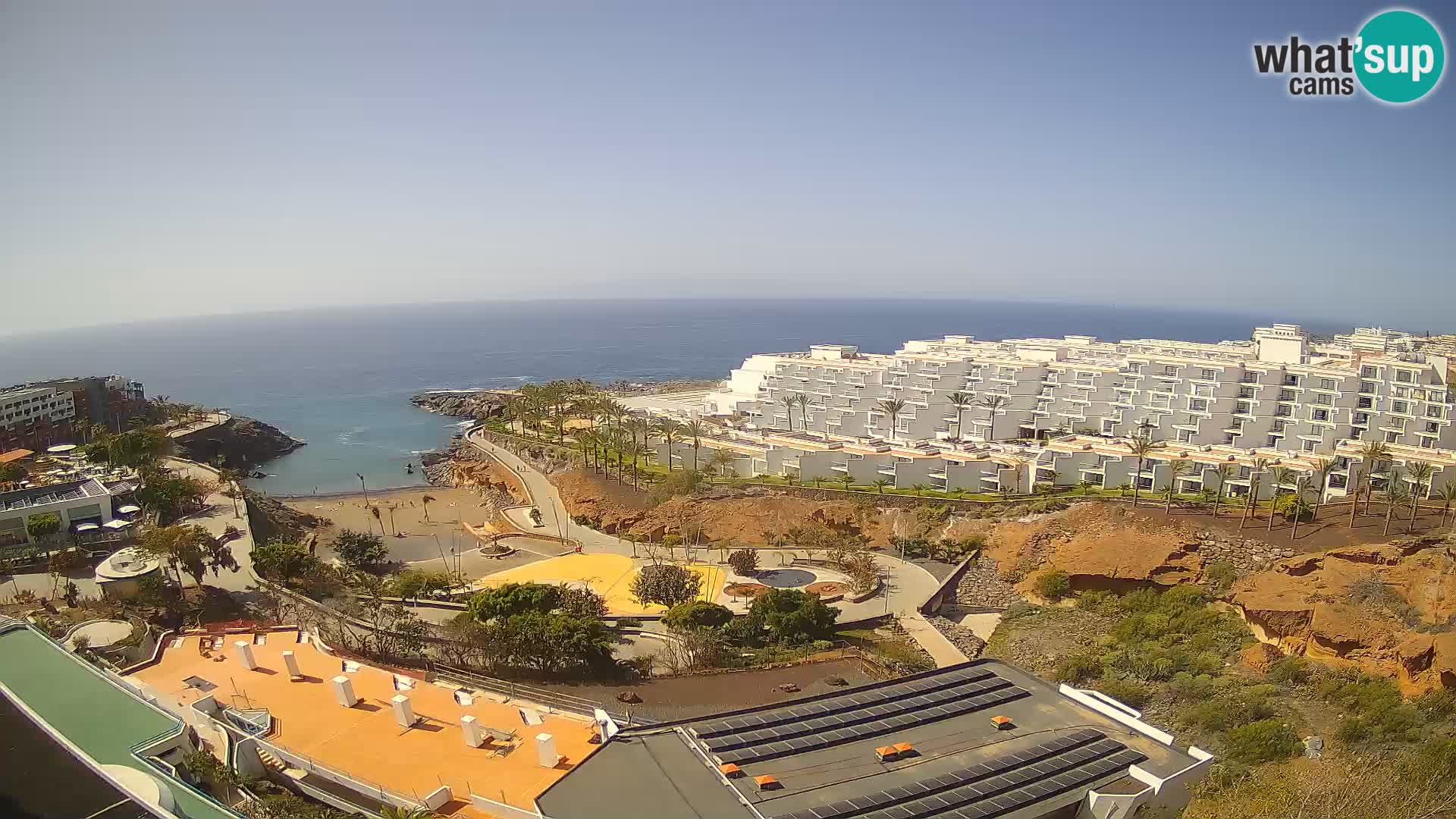 Live-Webcam Las Galgas Strand – Playa Paraiso – Insel La Gomera – Costa Adeje – Teneriffa