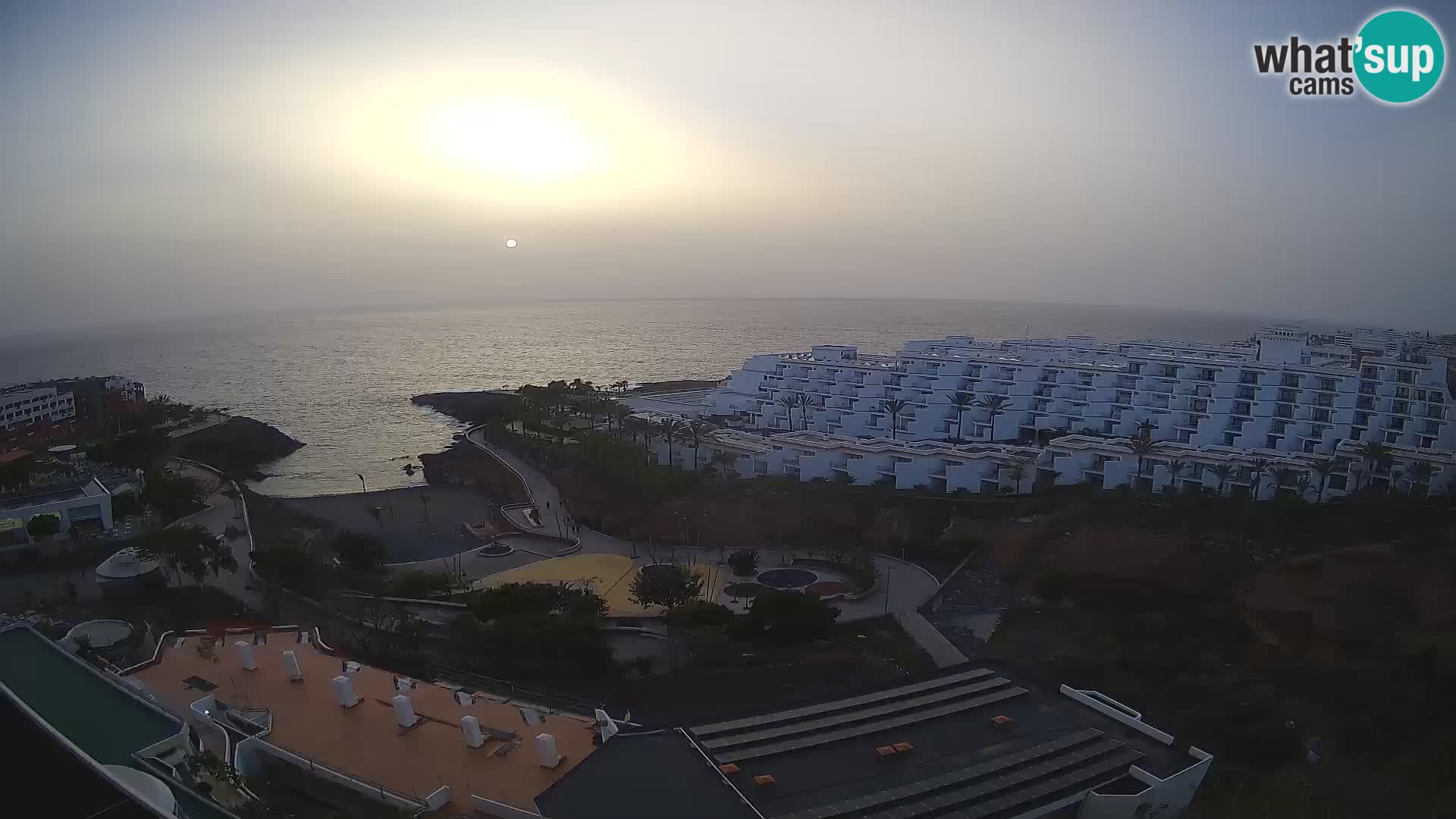 Live webcam Playa de Las Galgas – Playa Paraiso – La Gomera island – Adeje – Tenerife