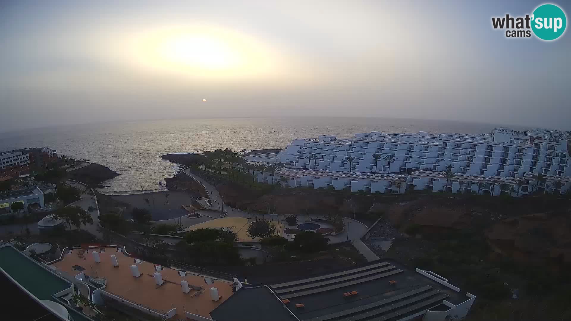 Live webcam Playa de Las Galgas – Playa Paraiso – La Gomera island – Adeje – Tenerife