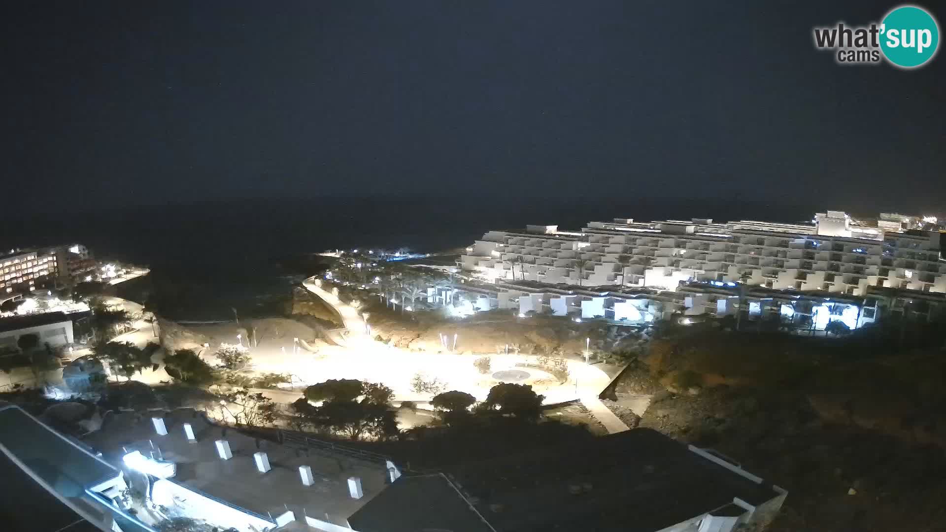 Live webcam Playa de Las Galgas – Playa Paraiso – La Gomera island – Adeje – Tenerife