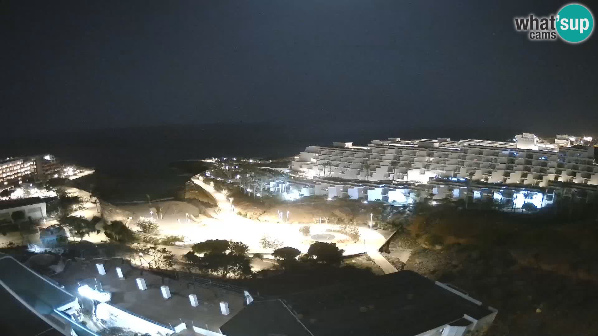 Live webcam Playa de Las Galgas – Playa Paraiso – La Gomera island – Adeje – Tenerife