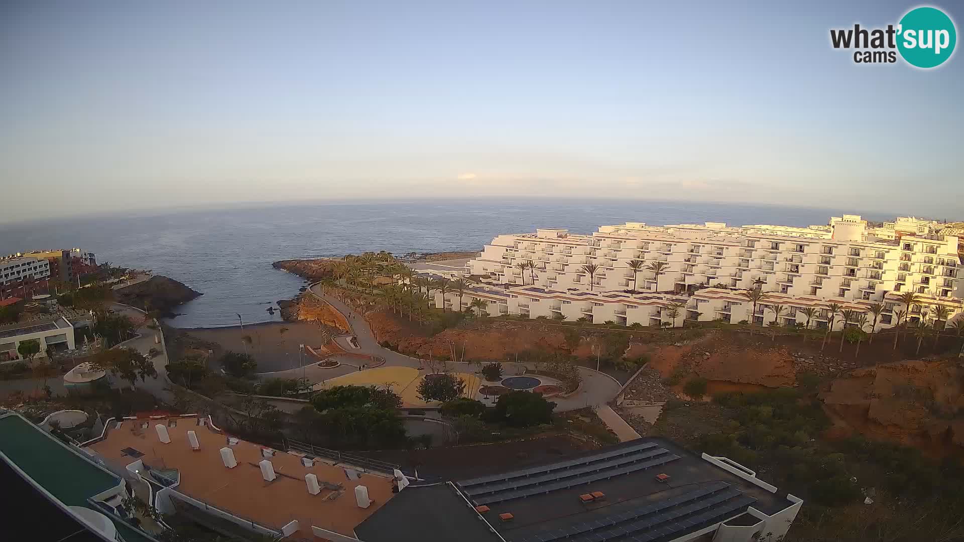 Live webcam Playa de Las Galgas – Playa Paraiso – La Gomera island – Adeje – Tenerife