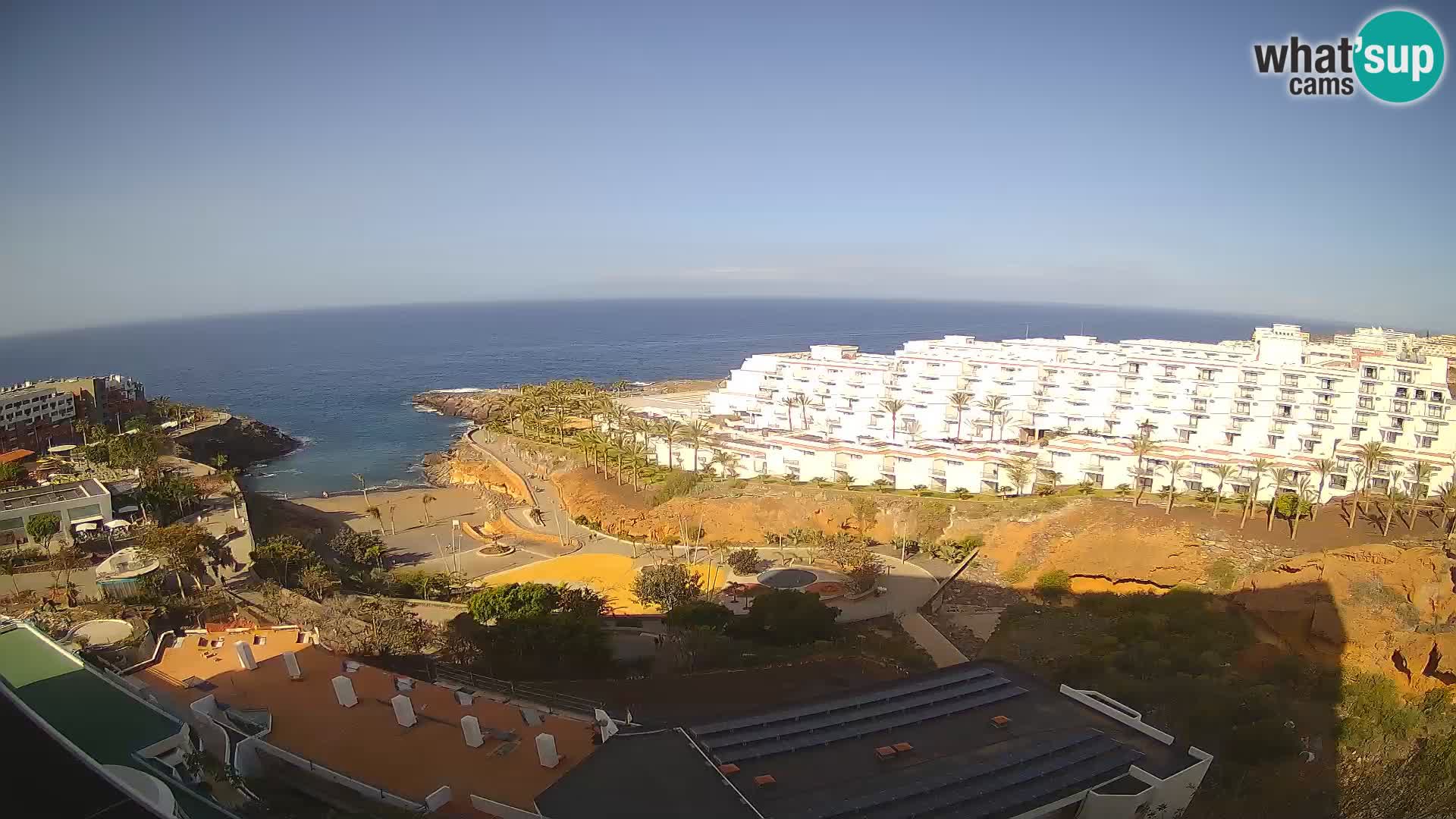 Webcam en vivo Playa de Las Galgas – Playa Paraíso – Isla de La Gomera – Costa Adeje – Tenerife