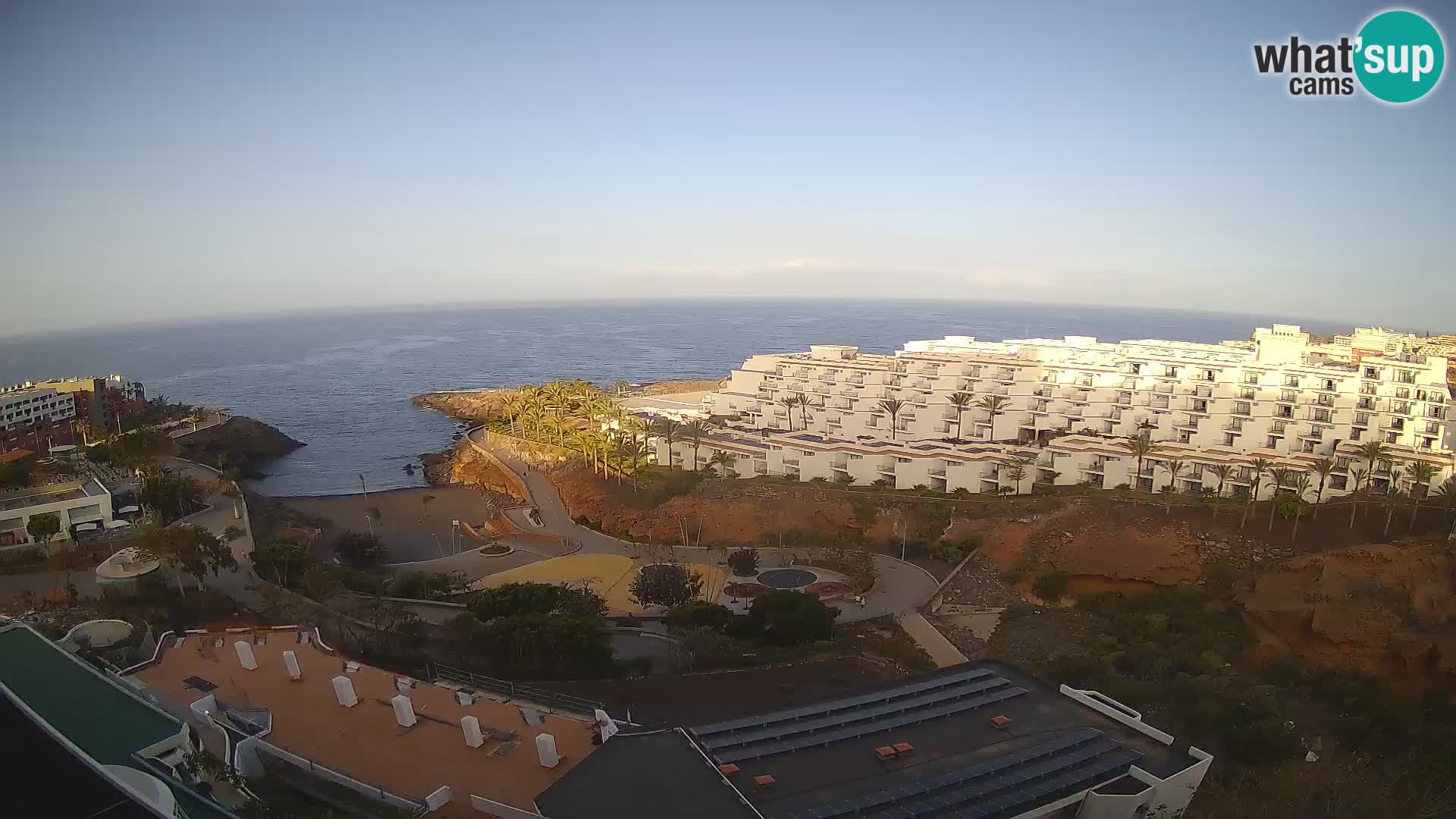 Spletna kamera v živo Las Galgas plaža – Playa Paraiso – otok La Gomera – Costa Adeje – Tenerife