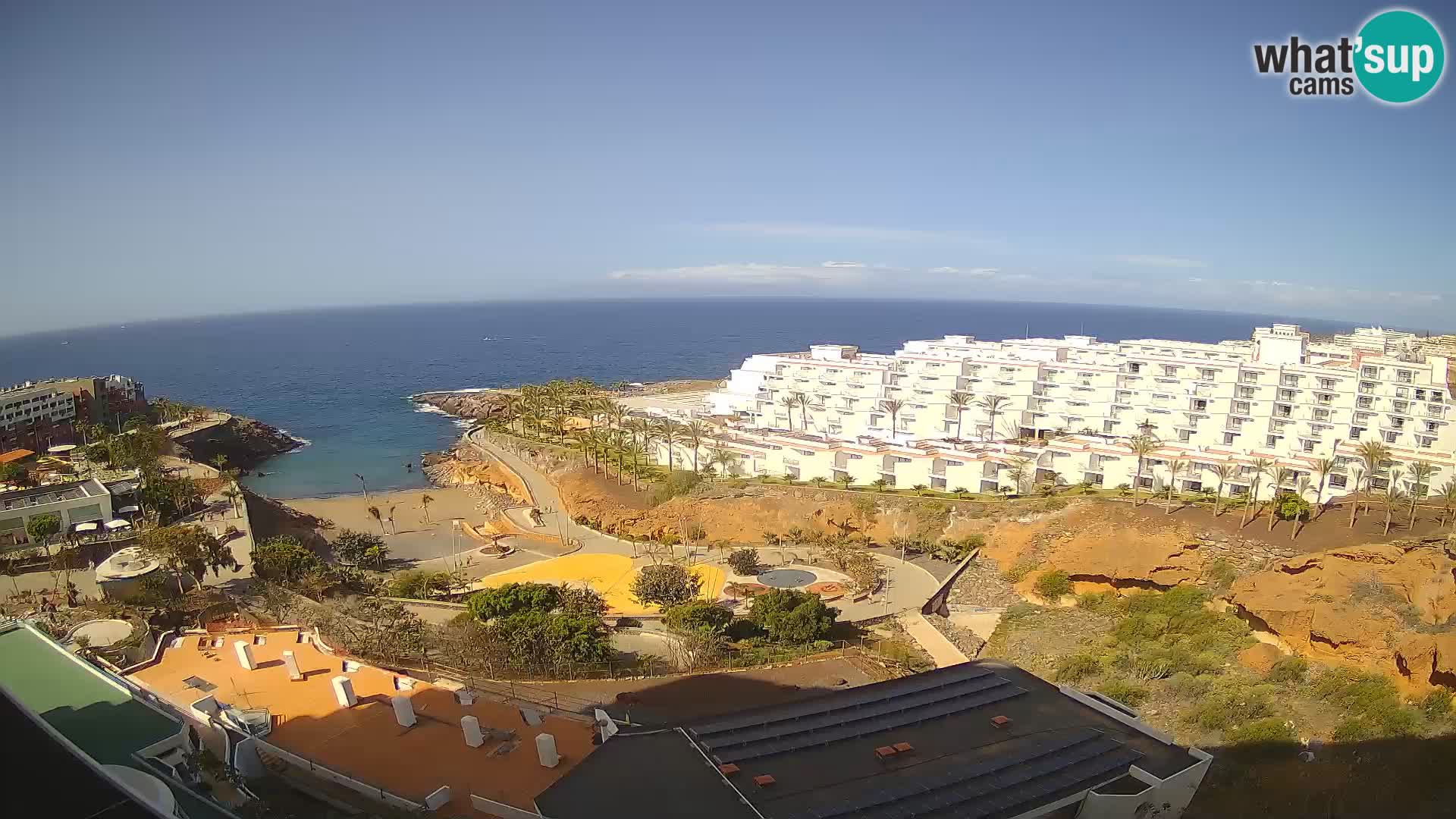 Live-Webcam Las Galgas Strand – Playa Paraiso – Insel La Gomera – Costa Adeje – Teneriffa