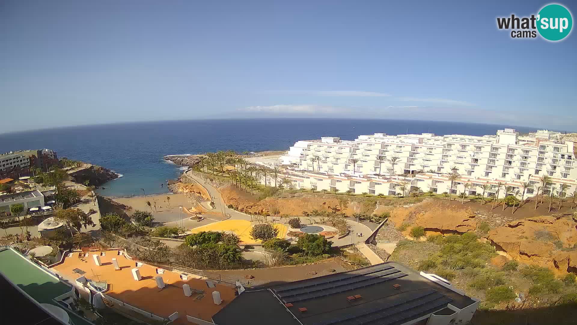 Webcam en direct Playa de Las Galgas – Playa Paraiso – île de La Gomera – Costa Adeje – Tenerife