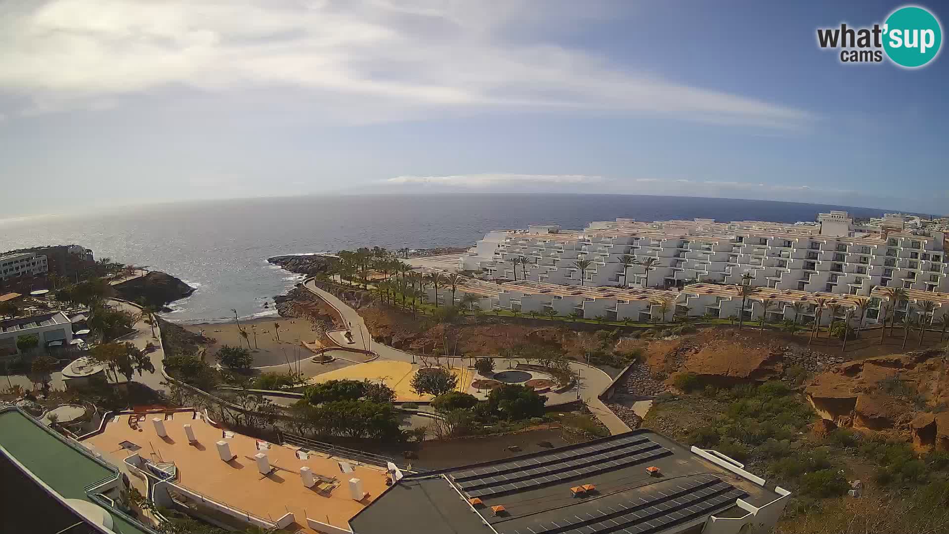 Live-Webcam Las Galgas Strand – Playa Paraiso – Insel La Gomera – Costa Adeje – Teneriffa