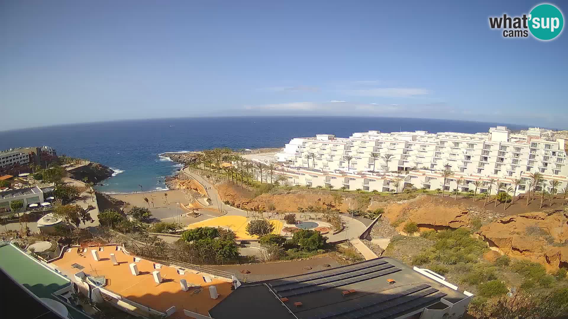 Webcam en direct Playa de Las Galgas – Playa Paraiso – île de La Gomera – Costa Adeje – Tenerife