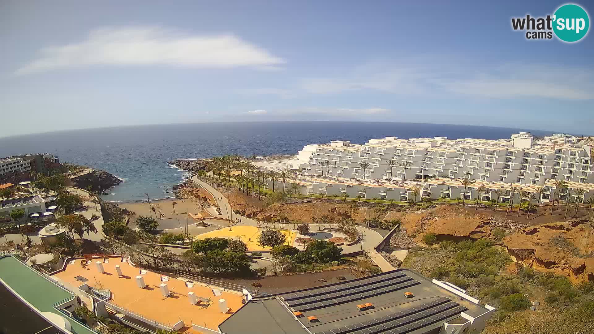 Webcam en direct Playa de Las Galgas – Playa Paraiso – île de La Gomera – Costa Adeje – Tenerife