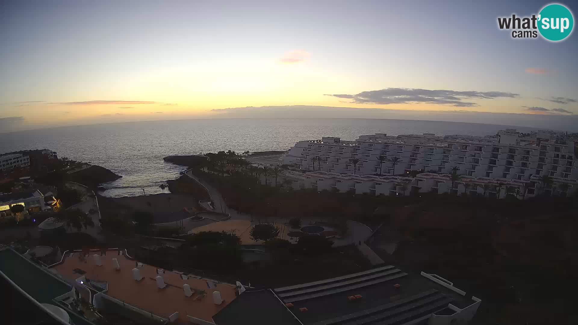 Live webcam Playa de Las Galgas – Playa Paraiso – La Gomera island – Adeje – Tenerife
