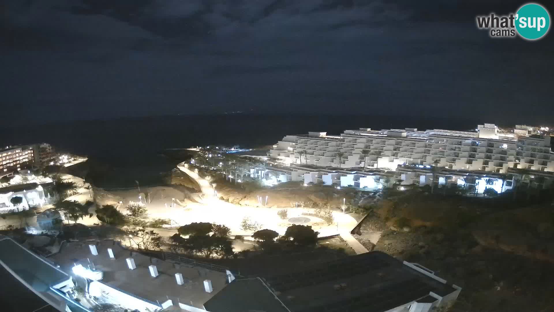 Live webcam Playa de Las Galgas – Playa Paraiso – La Gomera island – Adeje – Tenerife