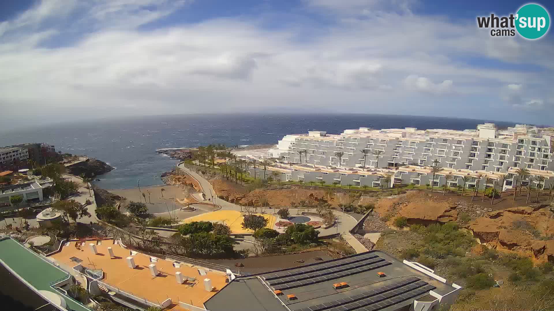 Web kamera uživo Playa de Las Galgas – Playa Paraiso – otok La Gomera – Costa Adeje – Tenerife