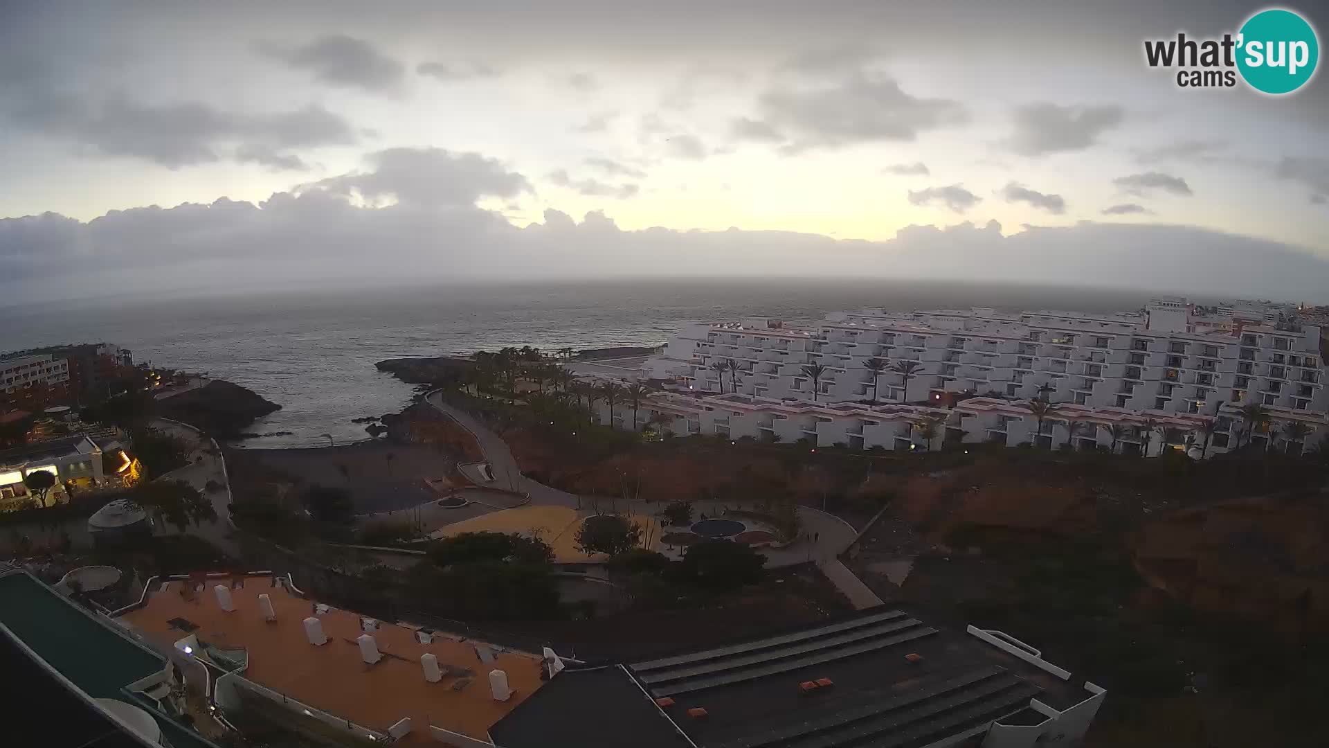Live webcam Playa de Las Galgas – Playa Paraiso – La Gomera island – Adeje – Tenerife