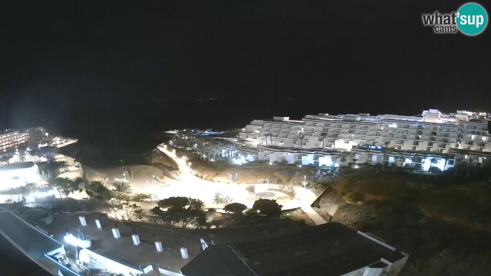 Spletna kamera v živo Las Galgas plaža – Playa Paraiso – otok La Gomera – Costa Adeje – Tenerife