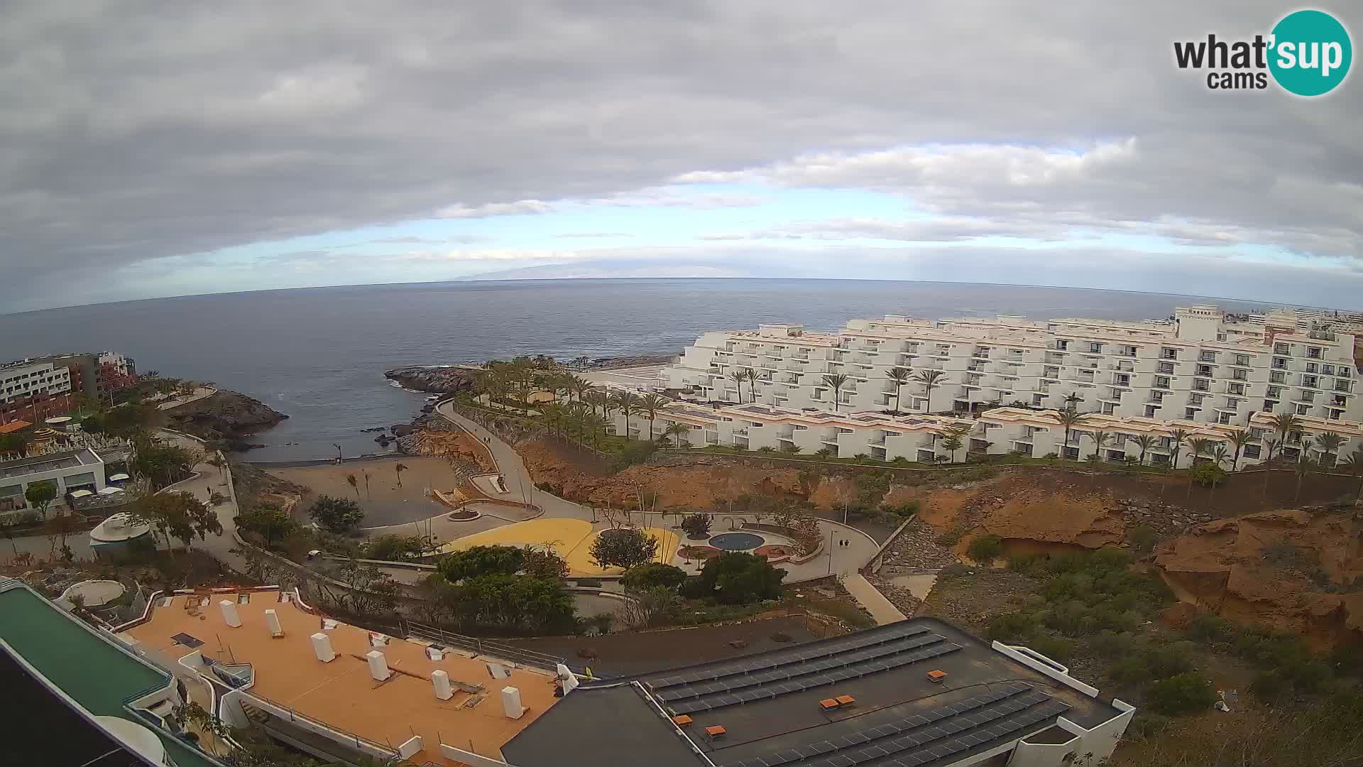 Web kamera uživo Playa de Las Galgas – Playa Paraiso – otok La Gomera – Costa Adeje – Tenerife