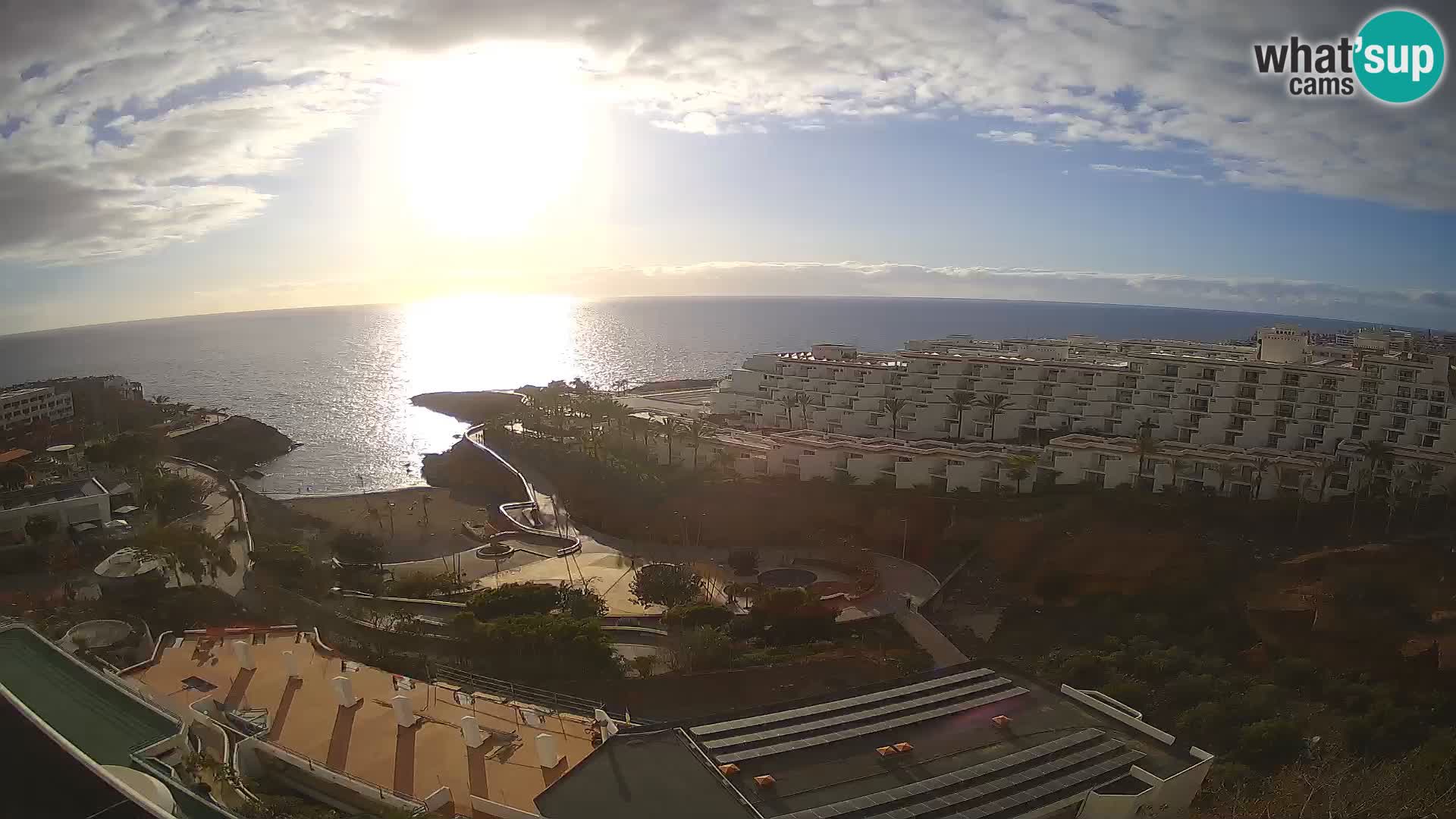 Spletna kamera v živo Las Galgas plaža – Playa Paraiso – otok La Gomera – Costa Adeje – Tenerife