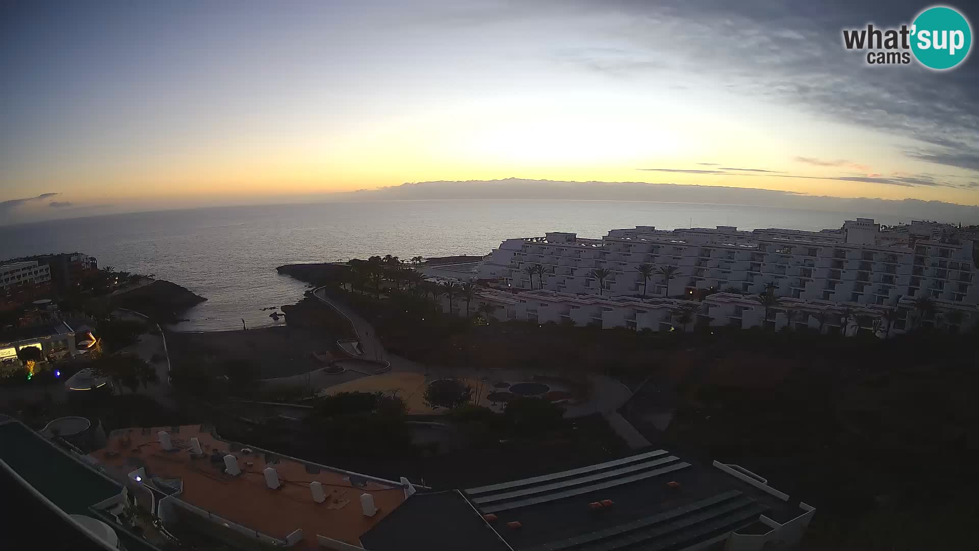 Webcam en vivo Playa de Las Galgas – Playa Paraíso – Isla de La Gomera – Costa Adeje – Tenerife