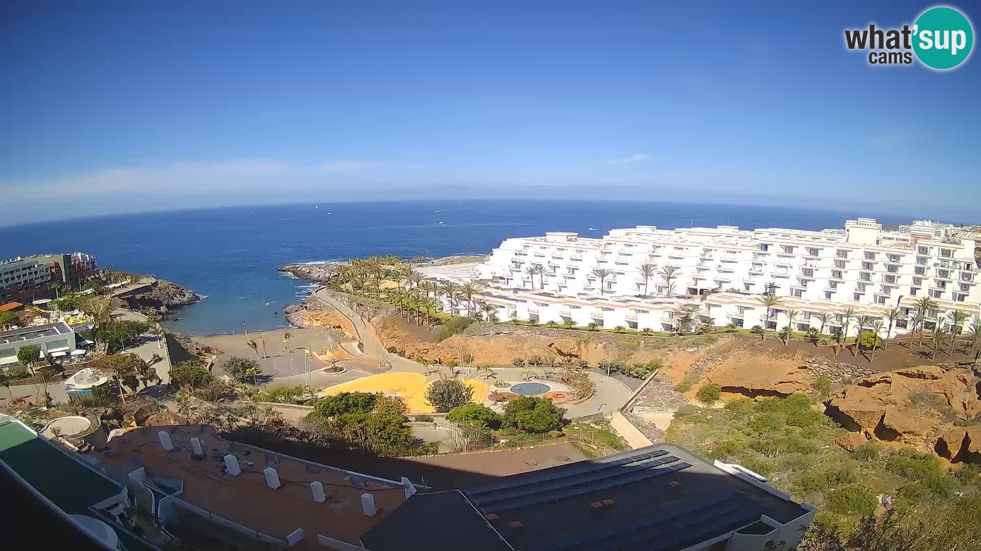Live-Webcam Las Galgas Strand – Playa Paraiso – Insel La Gomera – Costa Adeje – Teneriffa