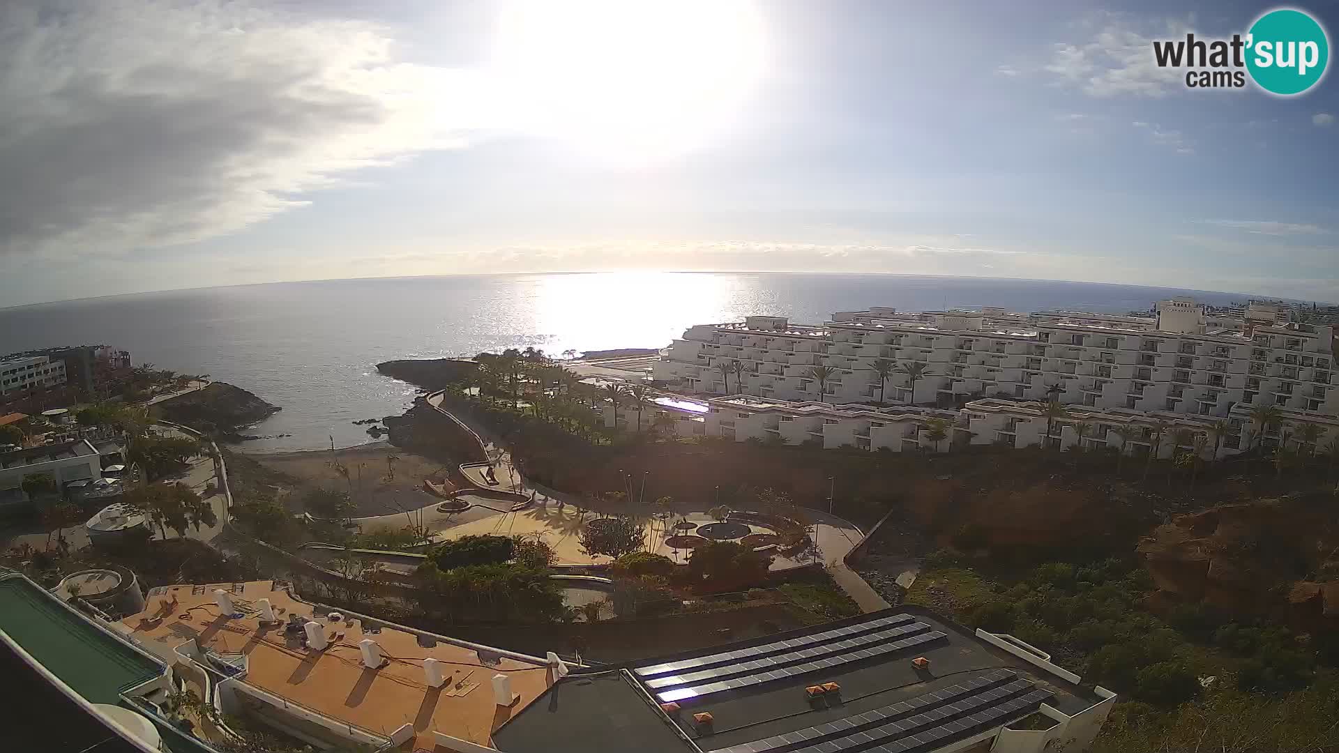 Spletna kamera v živo Las Galgas plaža – Playa Paraiso – otok La Gomera – Costa Adeje – Tenerife