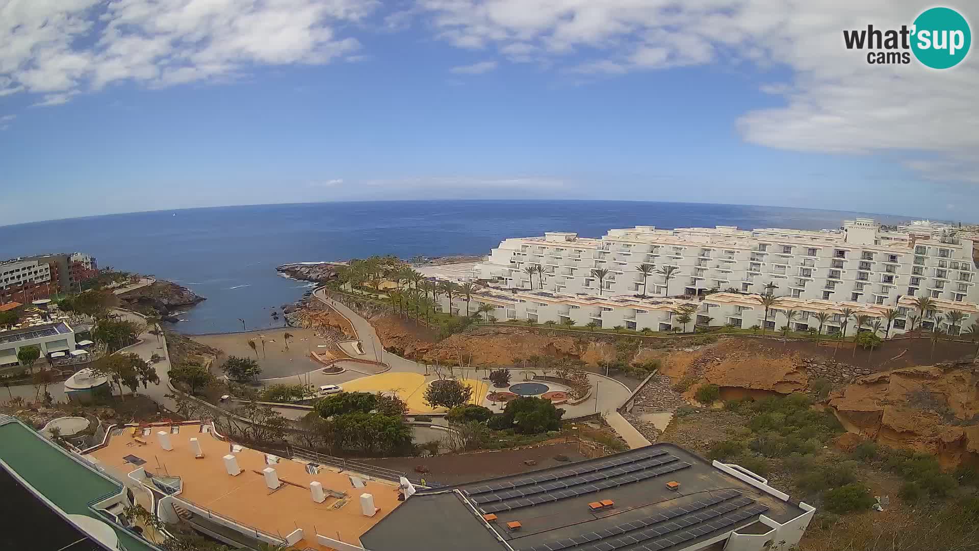 Live-Webcam Las Galgas Strand – Playa Paraiso – Insel La Gomera – Costa Adeje – Teneriffa