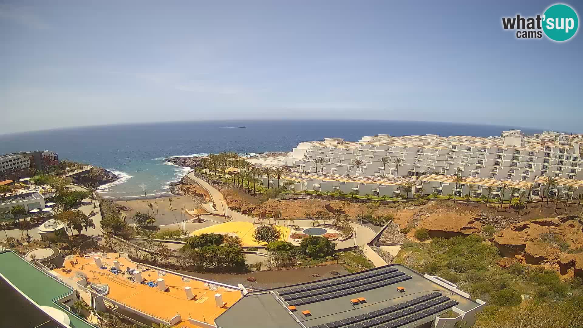 Web kamera uživo Playa de Las Galgas – Playa Paraiso – otok La Gomera – Costa Adeje – Tenerife