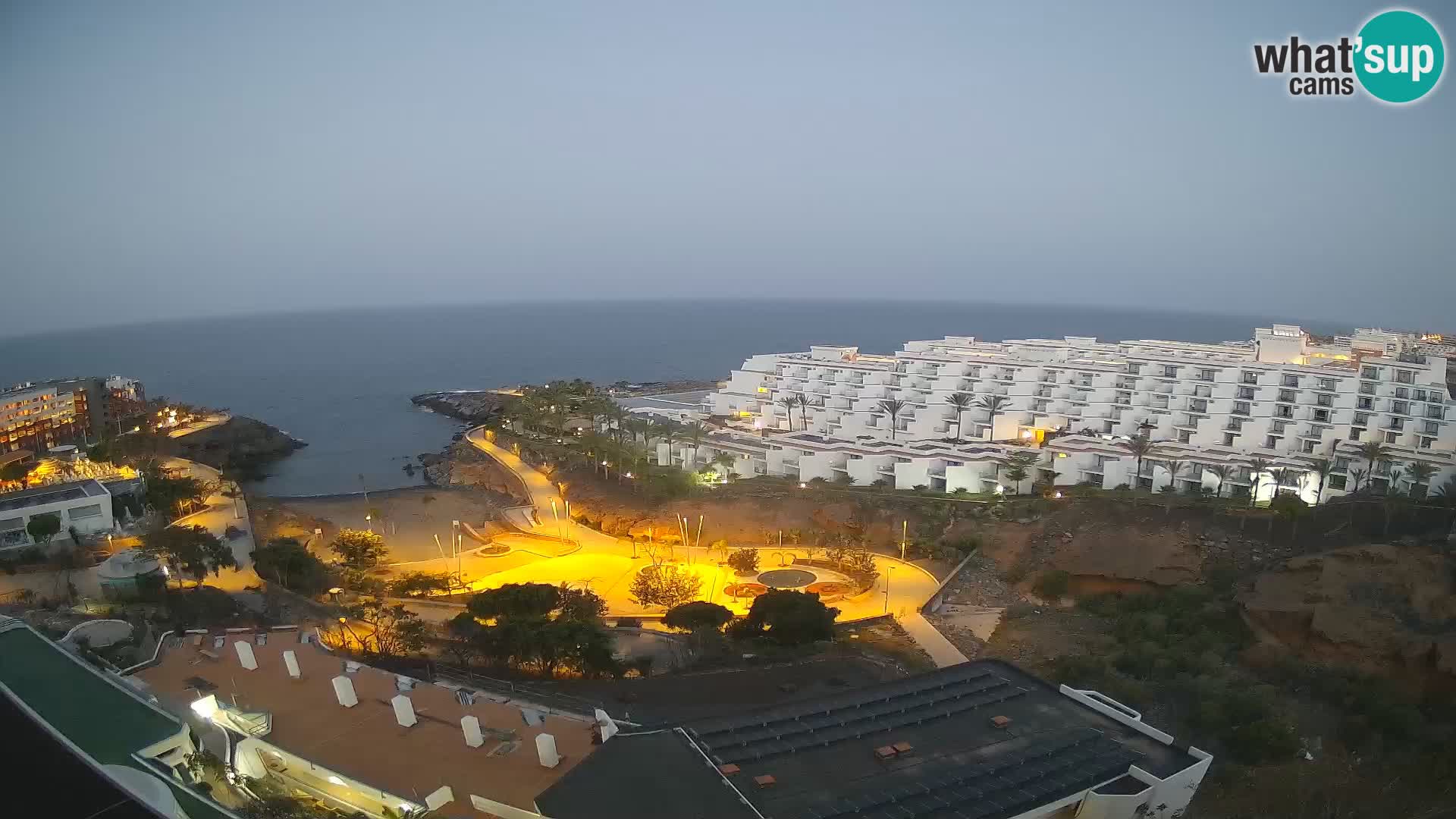 Live webcam Playa de Las Galgas – Playa Paraiso – La Gomera island – Adeje – Tenerife
