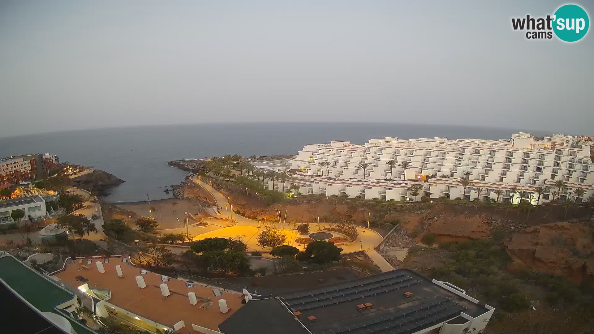 Live webcam Playa de Las Galgas – Playa Paraiso – La Gomera island – Adeje – Tenerife