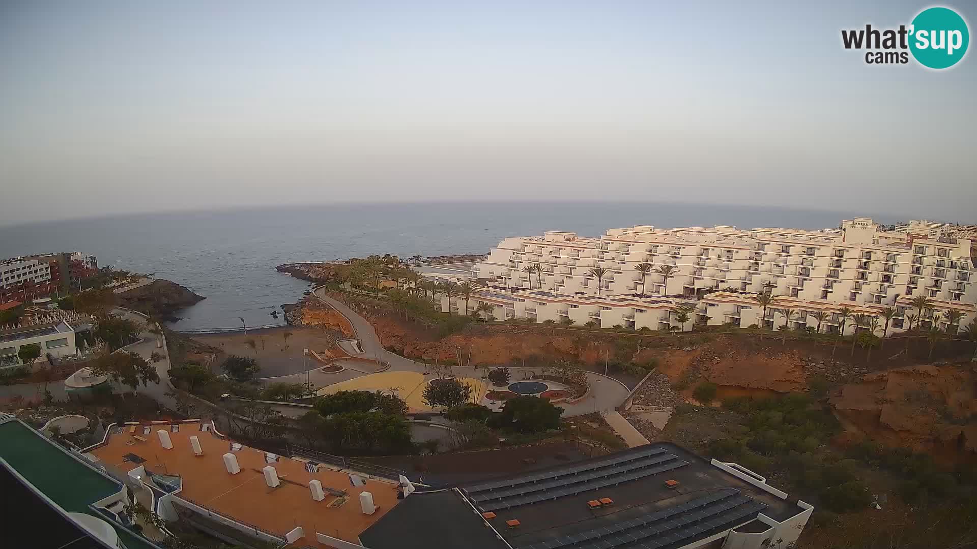 Live webcam Playa de Las Galgas – Playa Paraiso – La Gomera island – Adeje – Tenerife