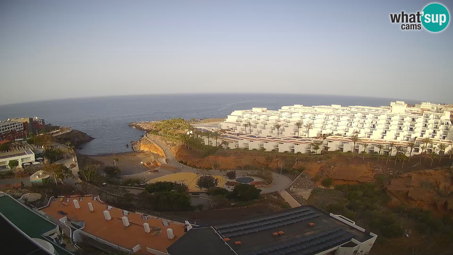 Spletna kamera v živo Las Galgas plaža – Playa Paraiso – otok La Gomera – Costa Adeje – Tenerife