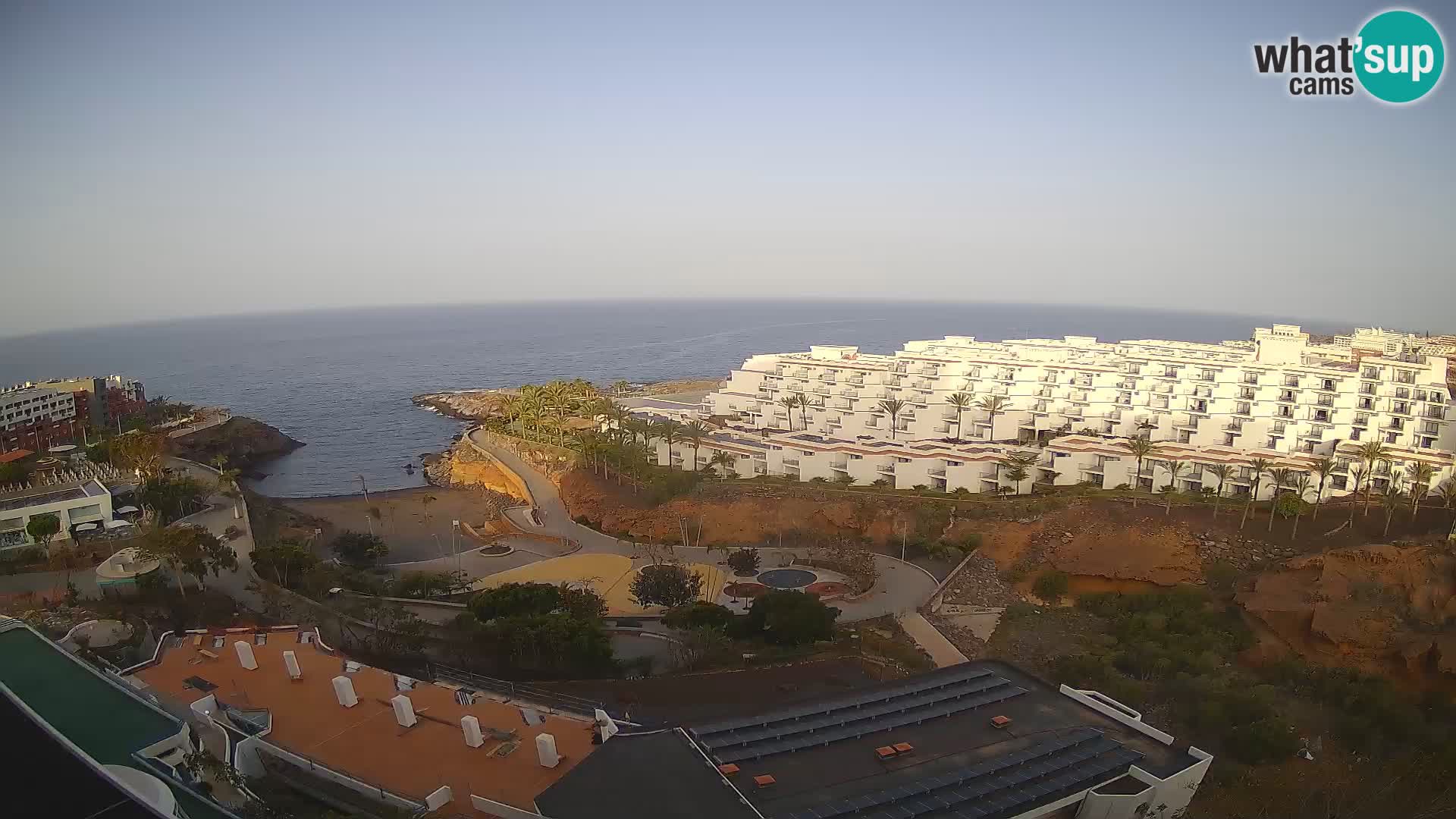 Spletna kamera v živo Las Galgas plaža – Playa Paraiso – otok La Gomera – Costa Adeje – Tenerife