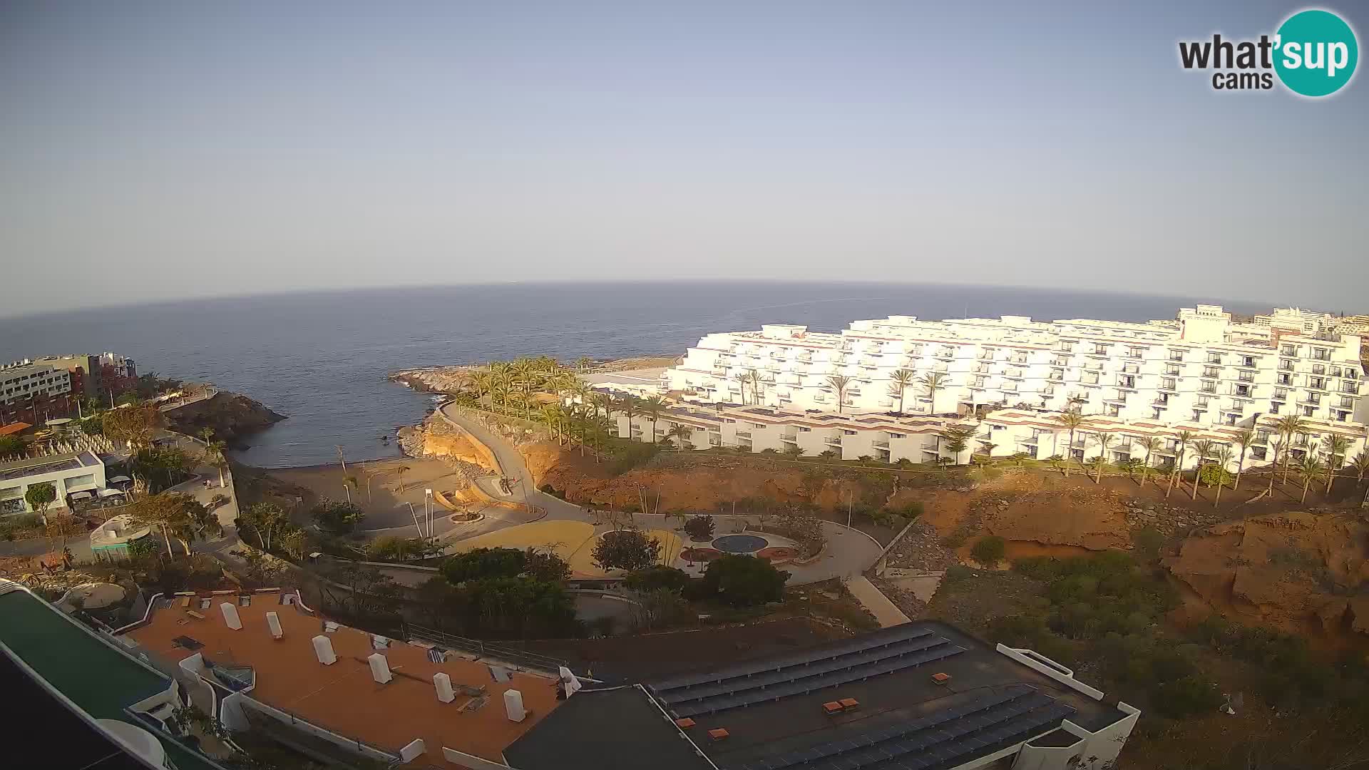 Live webcam Playa de Las Galgas – Playa Paraiso – La Gomera island – Adeje – Tenerife